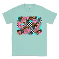 Seafoam race day background Classic Tee - AdoDesignShop