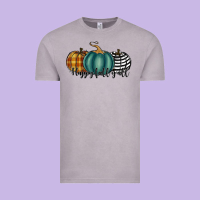 Happy Fall Y'all Pumkins Vintage Tee Designed By Ranaportraitstore