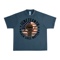 Midnight Navy black lives matter Urban Heavy Tee - HRA Design Shop