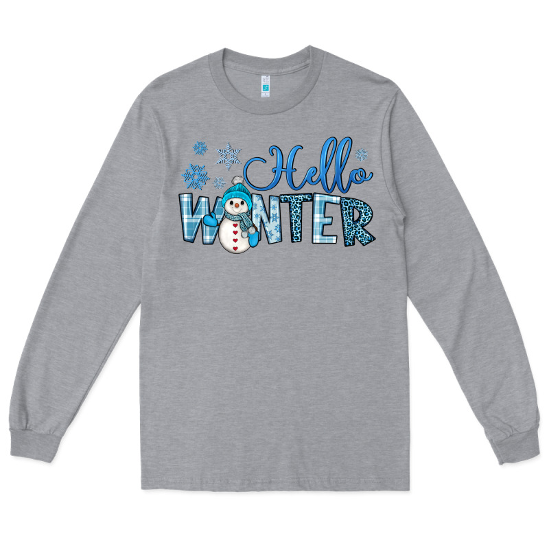 Hello Winter Long Sleeve Tee by JahusDesignShop | Teevron