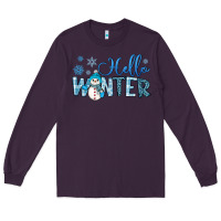 Plum hello winter Long Sleeve Tee - JahusDesignShop