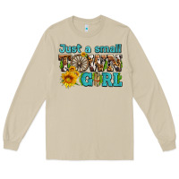 Mushroom just a small town girl with sunflowers and money Long Sleeve Tee - AdoDesignShop