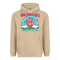 Mushroom your anxiety is a lying bitch Heavyweight Hoodie - MaliasSmallBusiness