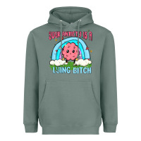 Sage your anxiety is a lying bitch Heavyweight Hoodie - MaliasSmallBusiness