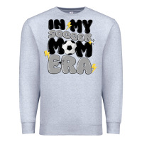 Heather Grey in my soccer mom era Premium Sweatshirt - MaliasSmallBusiness