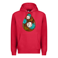 Cardinal baseball and western roses teardrop  1 Premium Hoodie - BundleAndBundleShop