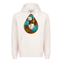 Pale Pink baseball and western roses teardrop  1 Premium Hoodie - BundleAndBundleShop