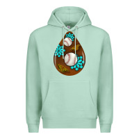 Baseball And Western Roses Teardrop  1 Premium Hoodie | Teevron