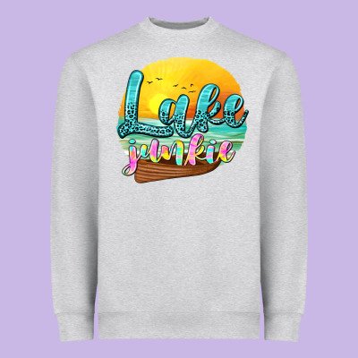 Lake Junkie Heavyweight Sweatshirt Designed By Texasbilliewilder