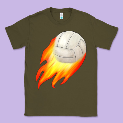 Volleyball Classic Tee Designed By Jahusdesignshop