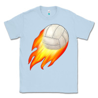Dusty Blue volleyball Classic Tee - JahusDesignShop