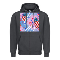 Smoke patriotic fireworks Zipper Hoodie - BundleAndBundleShop