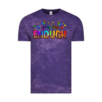 Cloud Purple you are enough Vintage Tee - Zillion Design Studio