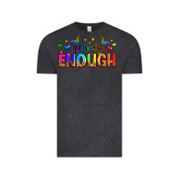 Vintage Black you are enough Vintage Tee - Zillion Design Studio