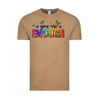 Vintage Coffee you are enough Vintage Tee - Zillion Design Studio
