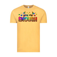 Vintage Mustard you are enough Vintage Tee - Zillion Design Studio