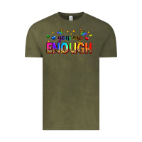Vintage Olive you are enough Vintage Tee - Zillion Design Studio