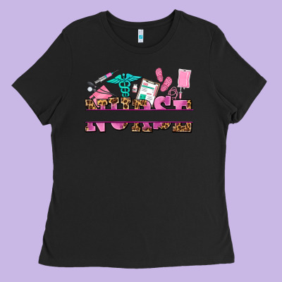 Nurse Custom Name Ladies Tee Designed By Adodesignshop