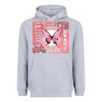 Heather Grey self love Heavyweight Hoodie - MaliasSmallBusiness