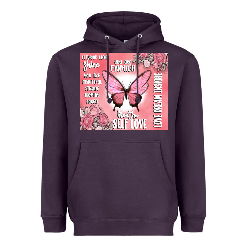 Self Love Heavyweight Hoodie by MaliasSmallBusiness | Teevron