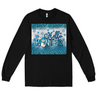 Black hello winter Long Sleeve Tee - JahusDesignShop