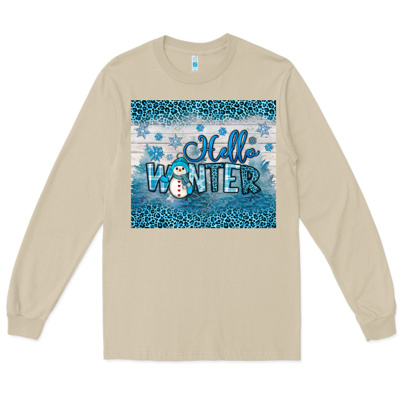 Hello Winter Long Sleeve Tee by JahusDesignShop | Teevron