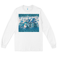 White hello winter Long Sleeve Tee - JahusDesignShop