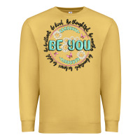 Antique Gold be you inspiration Premium Sweatshirt - MaliasSmallBusiness