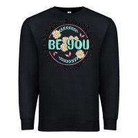 Black be you inspiration Premium Sweatshirt - MaliasSmallBusiness