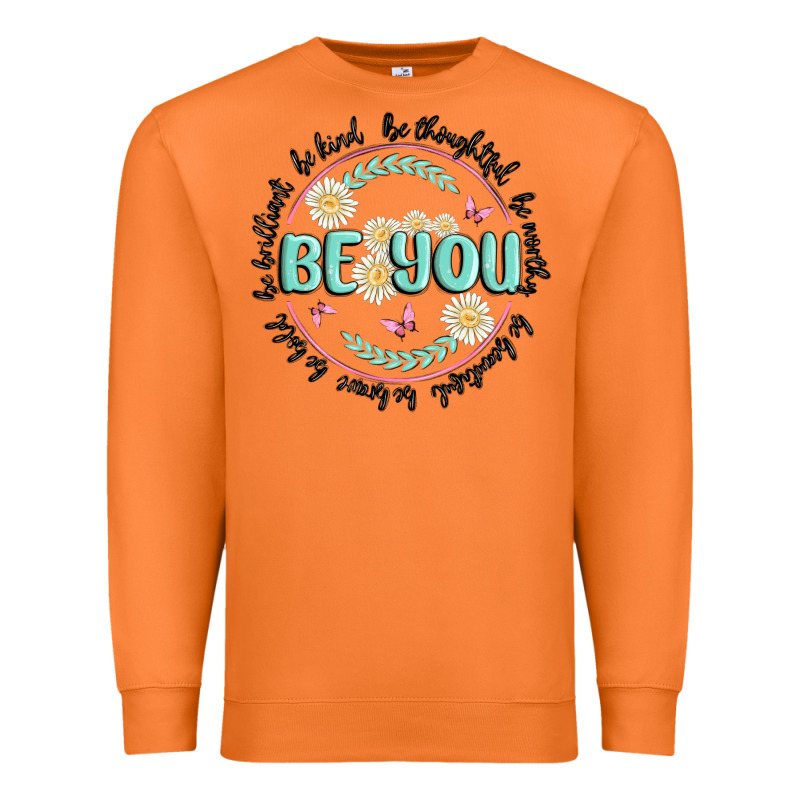 Be You Inspiration Premium Sweatshirt by MaliasSmallBusiness | Teevron
