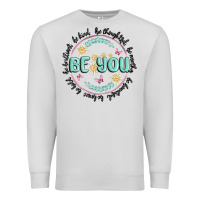 Dove Grey be you inspiration Premium Sweatshirt - MaliasSmallBusiness