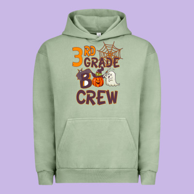 3rd Grade Boo Crew Urban Hoodie Designed By Bettercallsaul