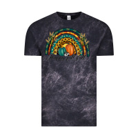 Cloud Black happy fall y'all rainbow Vintage Tee - RanaPortraitStore