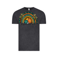 Vintage Black happy fall y'all rainbow Vintage Tee - RanaPortraitStore