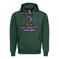 Sports Green just call me pretty and take me racing Zipper Hoodie - JahusDesignShop