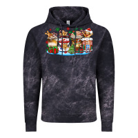 Cloud Black christmas cookie coffee cups Vintage Hoodie - Zillion Design Studio