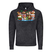 Vintage Black christmas cookie coffee cups Vintage Hoodie - Zillion Design Studio