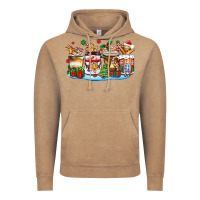 Vintage Coffee christmas cookie coffee cups Vintage Hoodie - Zillion Design Studio
