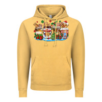 Vintage Mustard christmas cookie coffee cups Vintage Hoodie - Zillion Design Studio