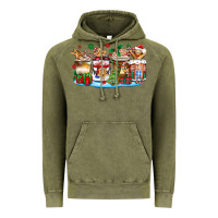 Vintage Olive christmas cookie coffee cups Vintage Hoodie - Zillion Design Studio
