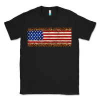 Black usa flag leopard Classic Tee - JahusDesignShop