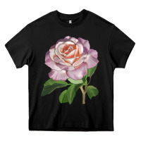 Black belinda's blush rose Heavy Core Tee - LillyAllenDesigns
