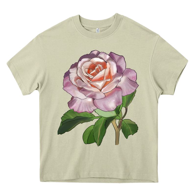 Belinda's Blush Rose Heavy Core Tee by LillyAllenDesigns | Teevron