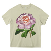 Mossy belinda's blush rose Heavy Core Tee - LillyAllenDesigns