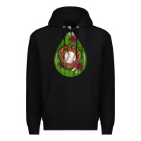 Black baseball and western roses teardrop  4 Premium Hoodie - BundleAndBundleShop