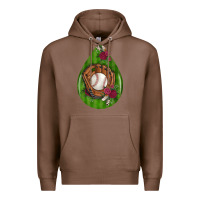 Chestnut baseball and western roses teardrop  4 Premium Hoodie - BundleAndBundleShop