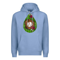 Colony Blue baseball and western roses teardrop  4 Premium Hoodie - BundleAndBundleShop