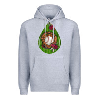 Heather Grey baseball and western roses teardrop  4 Premium Hoodie - BundleAndBundleShop