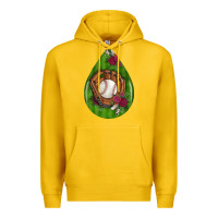 Lemon baseball and western roses teardrop  4 Premium Hoodie - BundleAndBundleShop