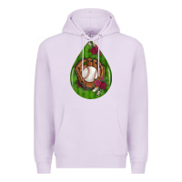 Lilac baseball and western roses teardrop  4 Premium Hoodie - BundleAndBundleShop